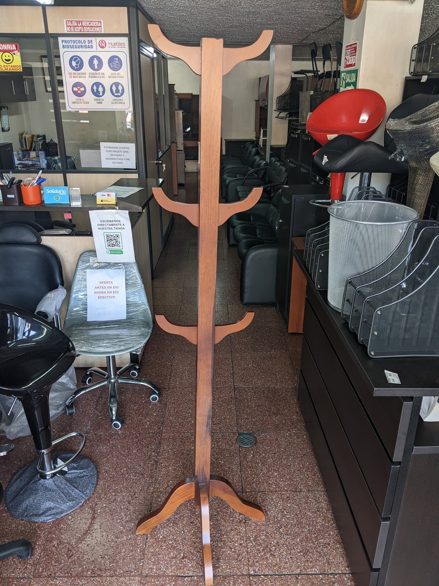 Perchero Clásico Madera